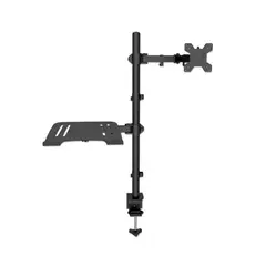 OEM - Soporte para Monitor 32 Pulgadas y Laptop 17 Pulgadas - Brazo Doble Articulado Premium