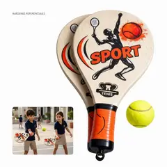 GENERICO - Juego de Raquetas para Niños + Pelota Juego Divertido