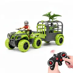 GENERICO - Juguete De Dinosaurio Carro A Control Remoto 4x4 Todo Terreno