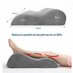 GENERICO - Elevador Ergonómico de Piernas con Funda para Varices y Pies Hinchados