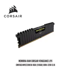 CORSAIR - MEMORIA RAM VENGEANCE LPX CMK16GX4M1E3200C16 16GB 1X16GB DDR4-3200 CL16