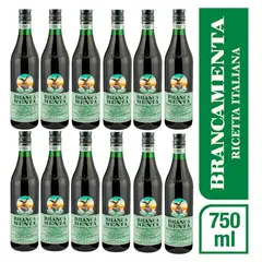 FERNET - Licor Branca Menta 750ml - 12 UND