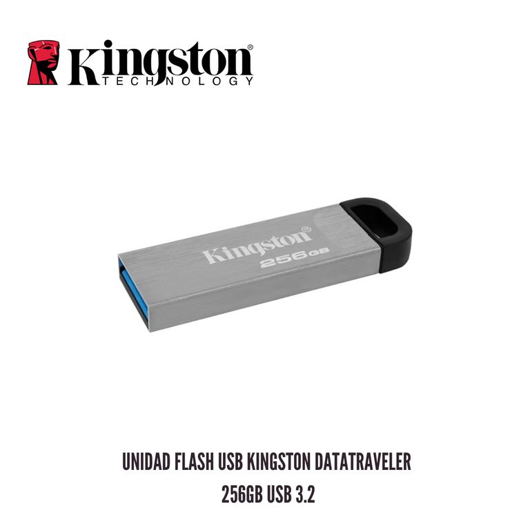 Unidad Flash USB DataTraveler Kyson DTKN 256GB 256GB USB 3.2 Gen 1
