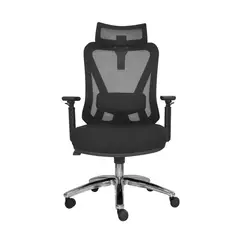 OFIDEAS - Silla Ergonómica Reclinable Dolfin Presidente Negro Cromo