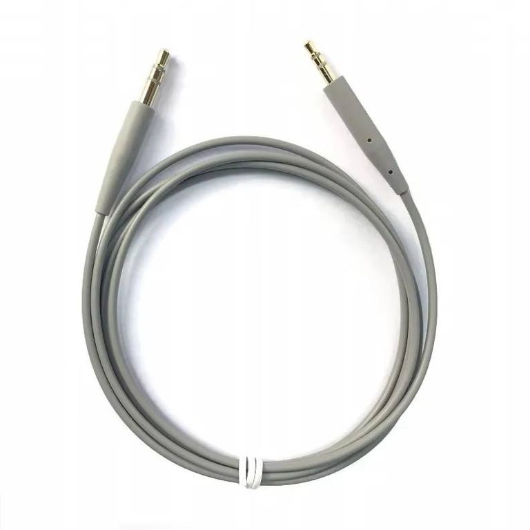 Cable aux. Para audifono Bose Quiet Comfort 25 QC25 QC35 QC45 SoundTrue OE2 OE2i SoundLink gris