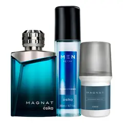 ESIKA - Magnat Perfume De Hombre Con Deo Roll On Y Refrescante
