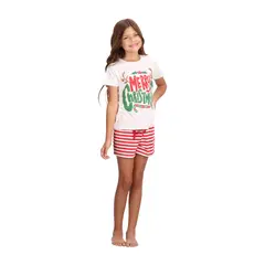 Caffarena - Pijama Corto Algodón Navidad Infantil 30978