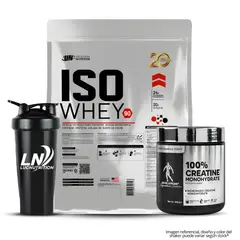 UNIVERSE NUTRITION - Iso Whey 90 5 kg Proteina Isolatada - Cookie and Cream + Creatina Kevin Levrone 300 G + Shaker