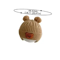 GENERICO - Gorro De Lana Para Bebe Tejido Cálido Versión Coreana