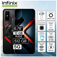 INFINIX - Celular G30 Pro 5G 6.78" Pulg. 12GB RAM 512GB XOS 15 - Negro