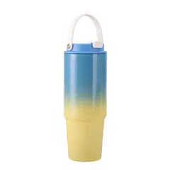 OEM - Botella Térmica Acero Inoxidable Con Asa Azul