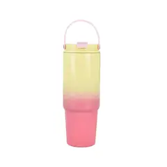 OEM - Botella Térmica Acero Inoxidable Con Asa Rosado