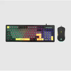 HALION - Kit Gamer COBRA K426C Luces Led Rainbow USB