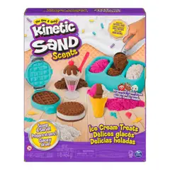 KINETIC SAND - Estación De Helados Arena Mágica Con Aroma y Accesorios