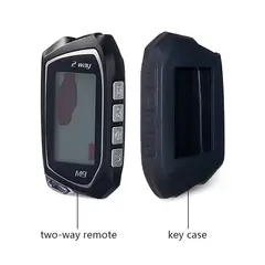 SPY - TRANSMISOR PARA ALARMA DE AUTO DOBLE VIA Y ESTUCHE SILICONA