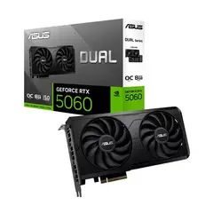 ASUS - Tarjeta de video DUAL-RTX5060-O8G-EVO, 8 GB GDDR7, PCIe Gen 5.0