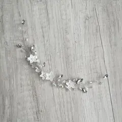 ANADE HANDMADE - TOCADO PIN TIARA ACCESORIO PARA NOVIA