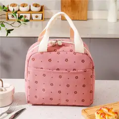 GENERICO - Lonchera Bolsa Térmica Diseño juvenil con Bolsillo Frontal