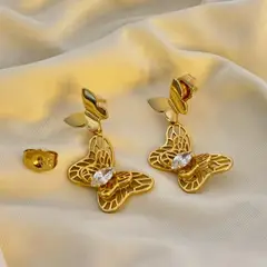 GENERICO - Arete Mariposa Colgante