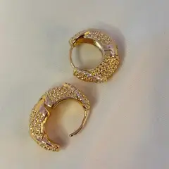 GENERICO - Arete Aro Gold Texturizado