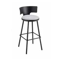 GENERICO - Silla Alta para Barra Nórdica 65 cm con Patas de Metal