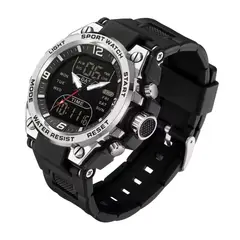 GENERICO - Reloj Deportivo Digital y Análogo para Hombre – Diseño Sport