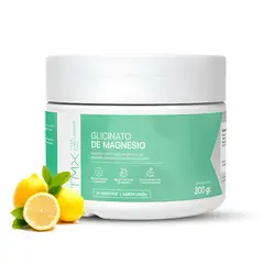 TMX - Glicinato de Magnesio en polvo Wellness 300 G / 30 Servicios - Sabor Limón