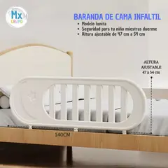 GENERICO - BARANDA PARA CAMA DE NIÑOS