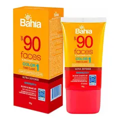 BAHIA - Bloqueador Solar Faces Tono Claro Color 1 Tubo 60g