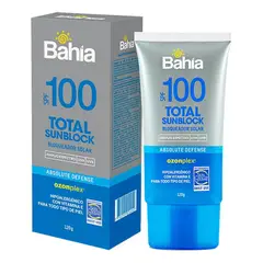 BAHIA - Bloqueador Bahía Total Sunblock Spf100 120 G.