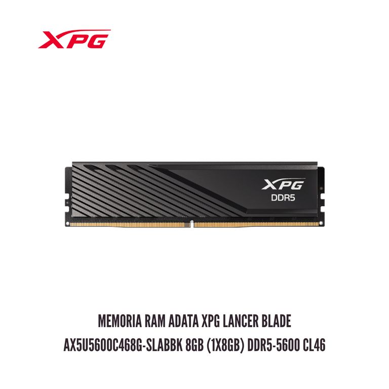 Memoria RAM ADATA LANCER BLADE AX5U5600C468G-SLABBK 8GB 1x8GB DDR5-5600 CL46