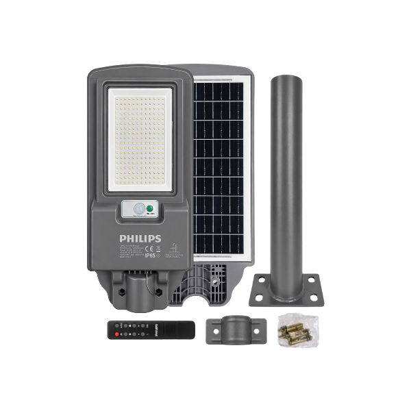 Luminaria Solar BRC010 400W Kit G2 Alumbrado Público Exterior con Control Remoto