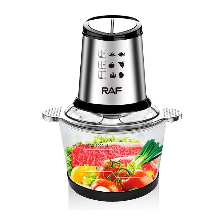 Picadora de Alimentos RAF 2 Lts Vidrio 800W R7046