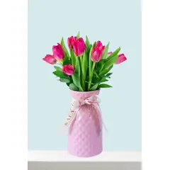 GENERICO - Florero Zoe 10 tulipanes