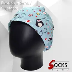 GENERICO - Gorro Medico de uso Clínico, Dental, Enfería o Tecnico - Elastico con nudo - Enfermería2