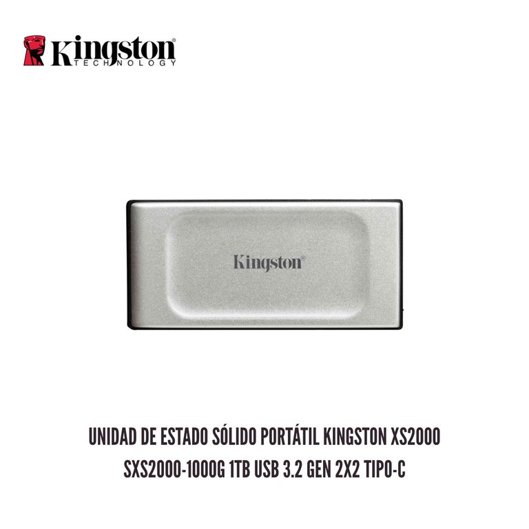 UNIDAD DE ESTADO SOLIDO PORTATIL XS2000 SXS2000-1000G 1TB USB 3.2 GEN 2X2 TIPO-C