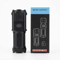 GENERICO - Linterna LED Recargable de Iluminación de Largo Alcance