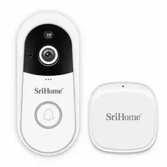 SRIHOME - Video Timbre Inteligente WiFi DH004 con Timbre Físico Sonoro
