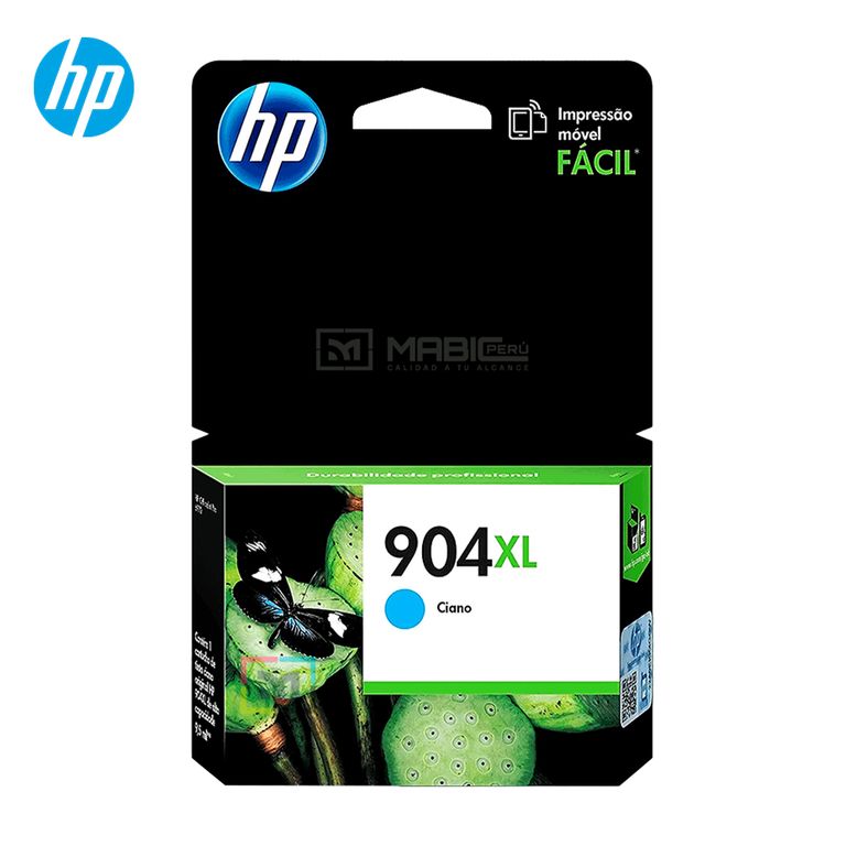 Cartucho de Tinta 904XL Cian T6M04AL OfficeJet 6950, 6970 Original