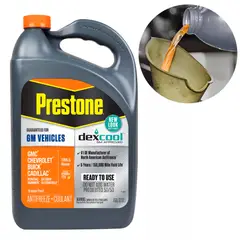 PRESTONE - Refrigerante y Anticongelante Max 50% Americano Dexcool Naranja Galon