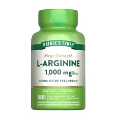 NATURE'S TRUTH - L-Arginine / Arginina en cápsulas 1000 mg - 100 Capsulas