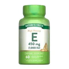 Nature'S Truth - Vitamina E - / Vitamina E 450 MG - 1000 IU - 60 Cápsulas