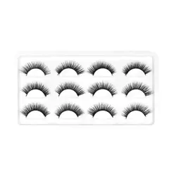 ZZAM - Set Pestañas Postizas en Banda 6D ZZ321C. 4 Pares