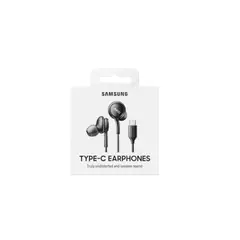 SAMSUNG - AUDÍFONOS CON MICRÓFONO AKG ALMOHADILLAS DE SILICONA CONECTOR TIPO C CONTROL DE MÚSICA Y LLAMADAS NEGRO