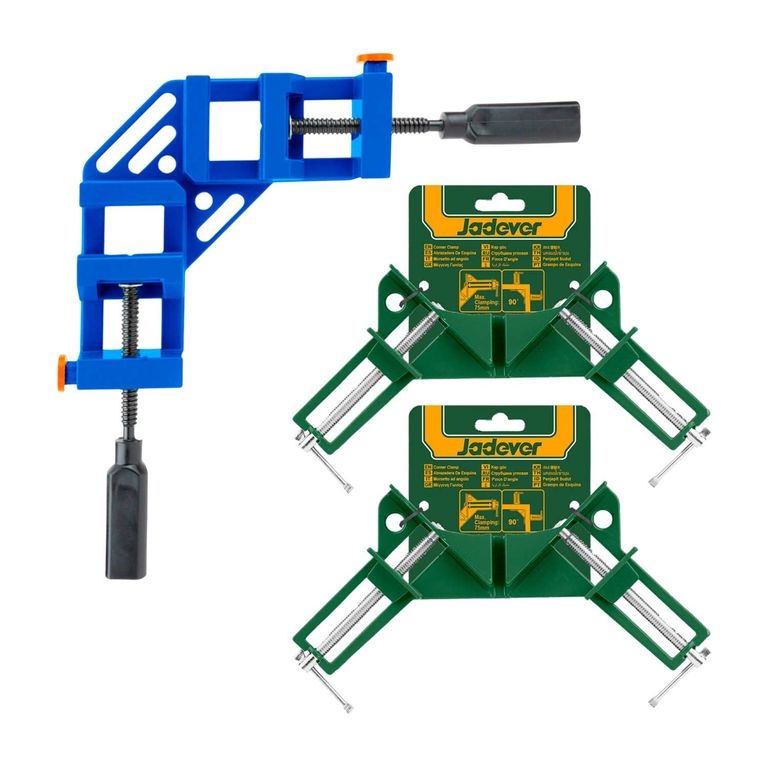 Set De Prensas Angular 70mm + Esquinera 75mm Aluminio