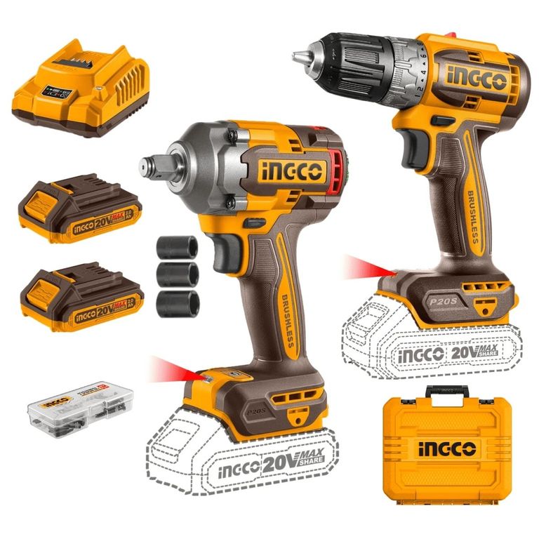Taladro + Llave De Impacto Ckli20271 20V Brushless