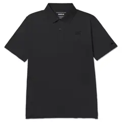 Caterpillar - Polo Hombre Cat Logo Pique Negro