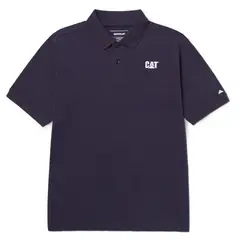 Caterpillar - Polo Hombre Cat Logo Jersey Azul v1