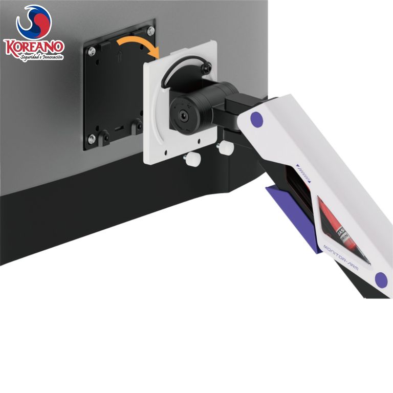 SOPORTE DE ESCRITORIO GAMING PARA 2 MONITORES 24 a 57 Pulgadas CON RESORTE DE GAS Y PUERTOS USB – GMK95-24U KOREANO