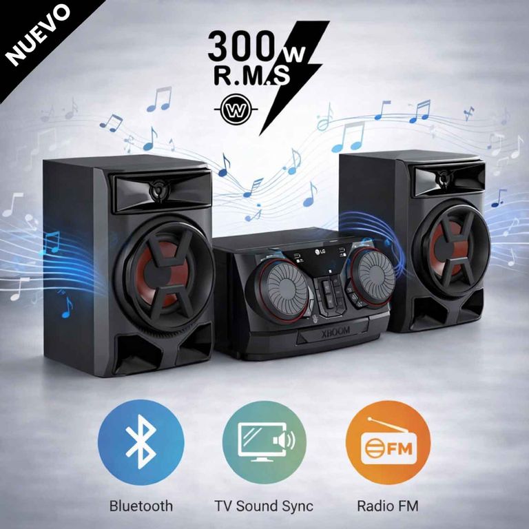 Minicomponente XBOOM con Multi Bluetooth 300W CK43N Sin LEC